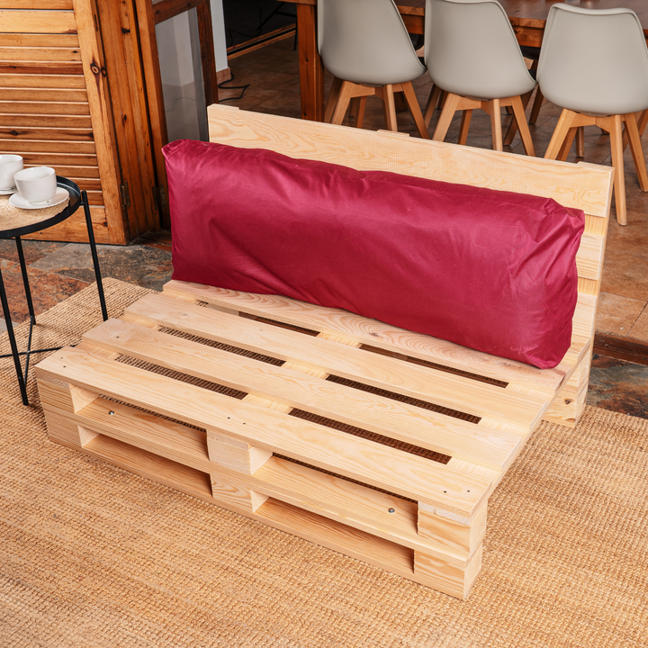 Cojín para palé desenfundable impermeable - Respaldo 120x40 cm