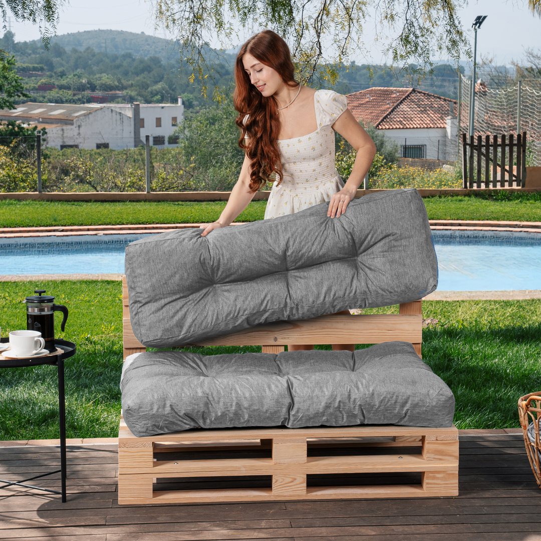 Juego de cojines para palé (asiento/respaldo)