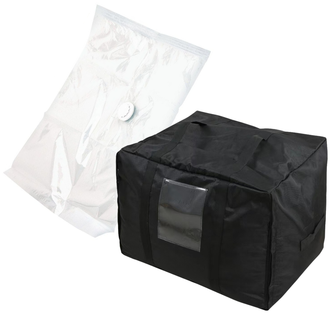 Lote de bolsa de almacenamiento + bolsa al vacío - 110 x 70 x 65 cm