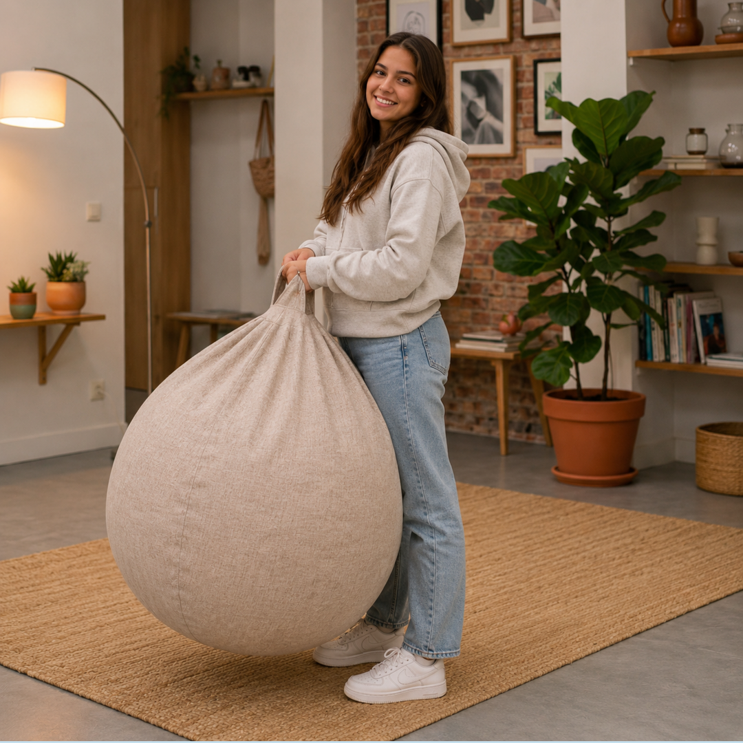 Puf Pera Desfundable - 105x85 Cm