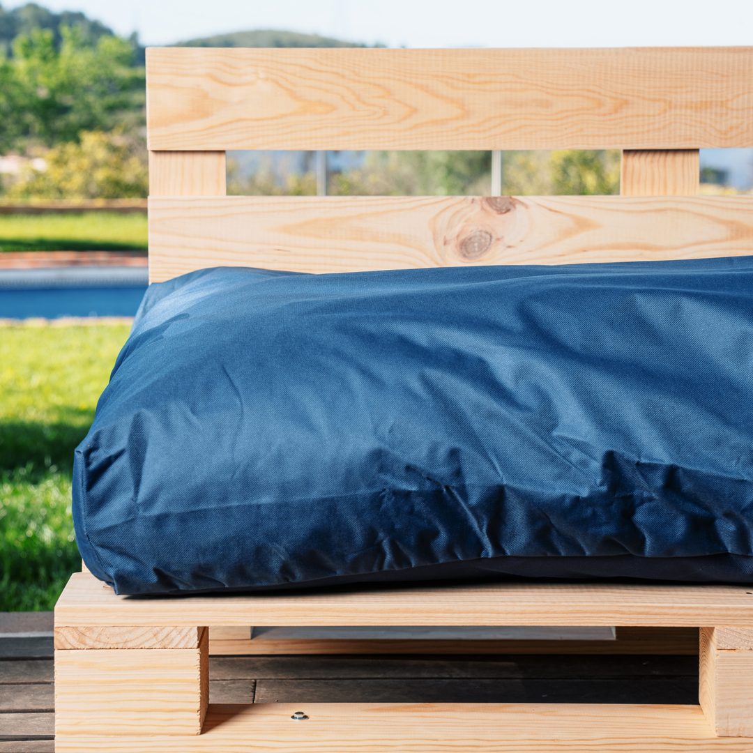 Cojín para palé desenfundable e impermeable - Asiento 120x80 cm
