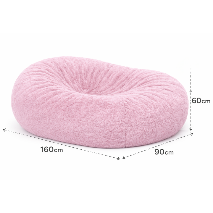 Puf Gigante Largo desenfundable - Piel - 160 cm