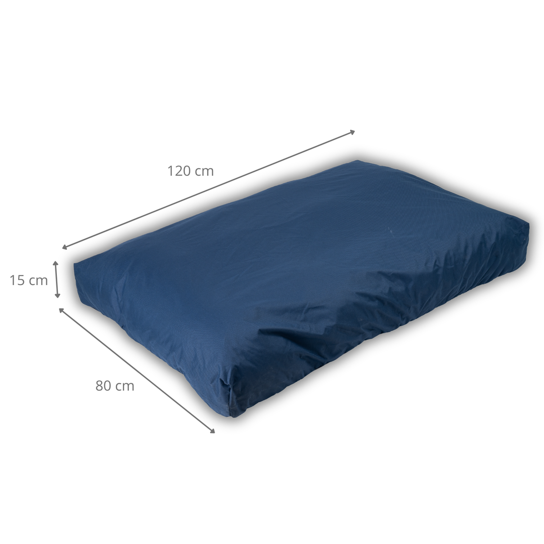 Cojín para palé desenfundable e impermeable - Asiento 120x80 cm