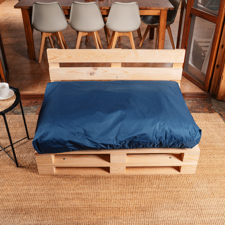Cojín para palé desenfundable e impermeable - Asiento 120x80 cm