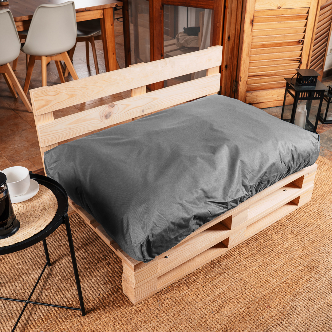 Cojín para palé desenfundable e impermeable - Asiento 120x80 cm