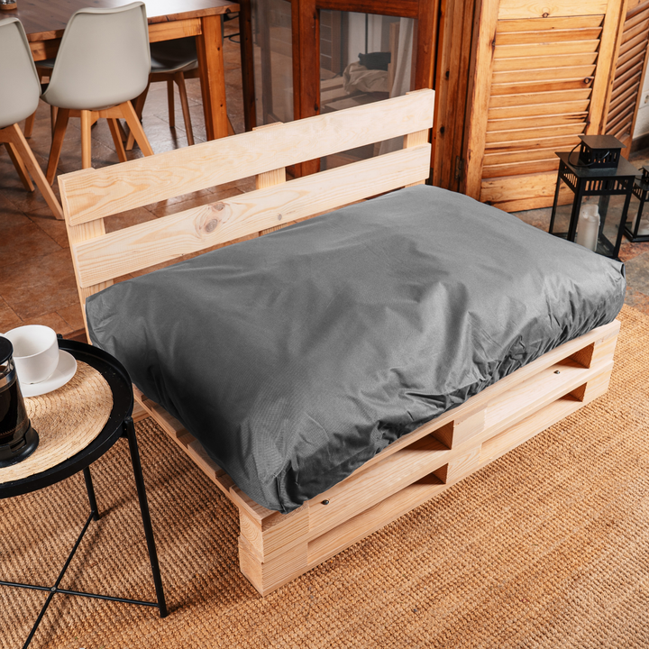 Cojín para palé desenfundable e impermeable - Asiento 120x80 cm