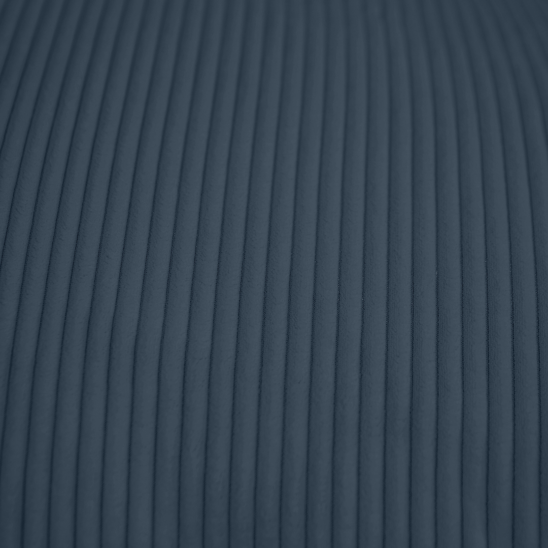 Puf de terciopelo acanalado desenfundable - 140x180 cm
