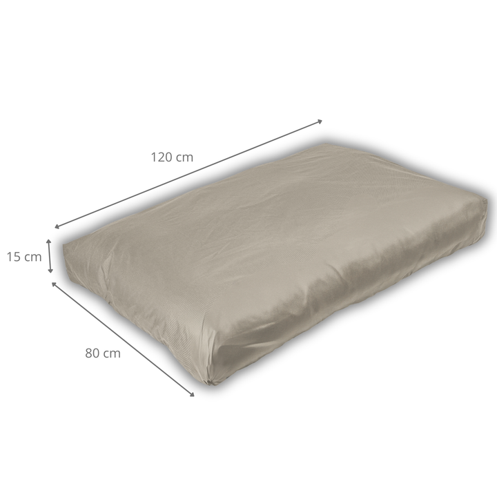 Cojín para palé desenfundable e impermeable - Asiento 120x80 cm