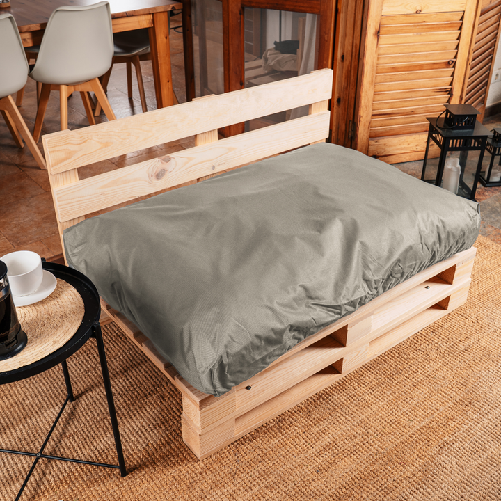 Cojín para palé desenfundable e impermeable - Asiento 120x80 cm