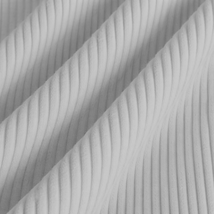 Puf de terciopelo acanalado desenfundable - 140x180 cm