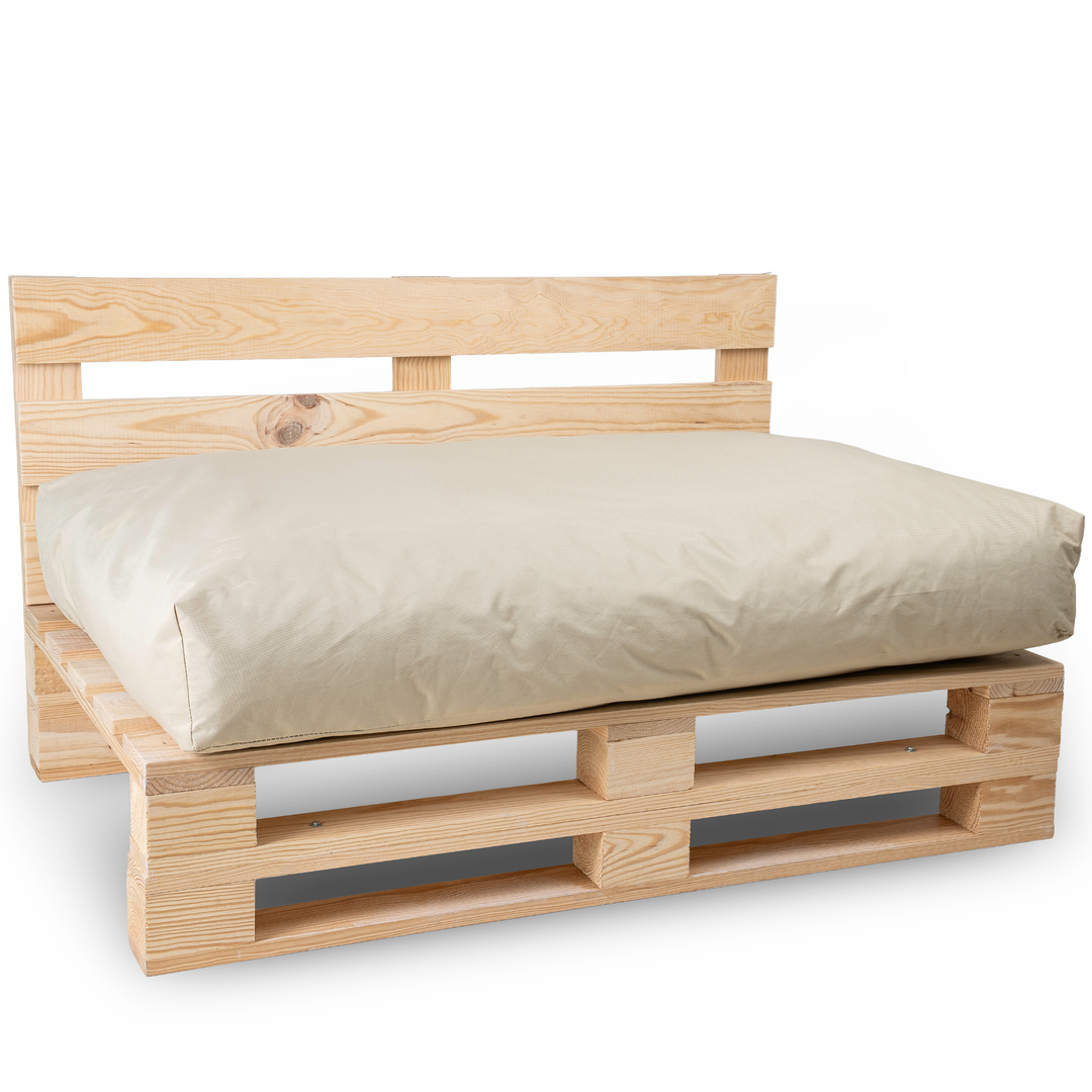 Cojín para palé desenfundable e impermeable - Asiento 120x80 cm