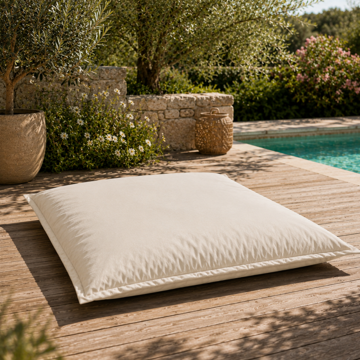 Puf exterior impermeable desenfundable anti-UV - 120x160 cm