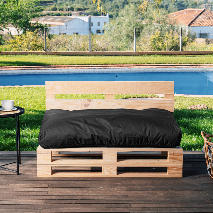 Cojín para palé desenfundable e impermeable - Asiento 120x80 cm