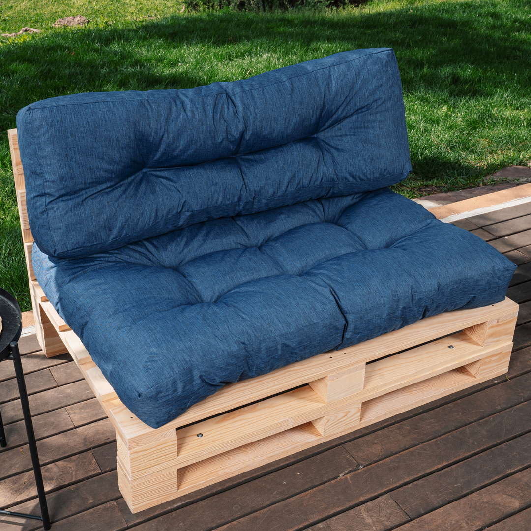 Juego de cojines para palé (asiento/respaldo)