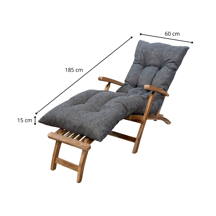 Cojín para Tumbona - 185x60x15 Cm