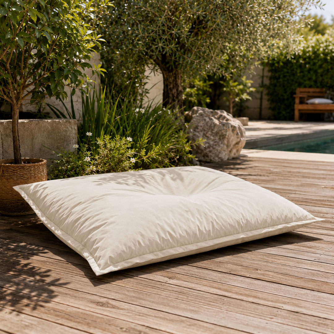 Puf exterior impermeable desenfundable anti-UV - 120x160 cm