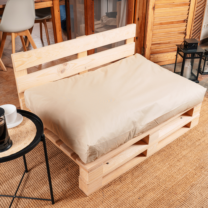 Cojín para palé desenfundable e impermeable - Asiento 120x80 cm