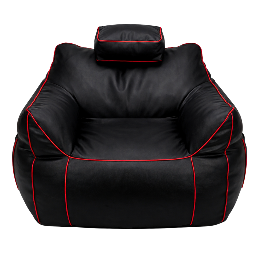 Puf gaming de piel sintética - 100x110 cm