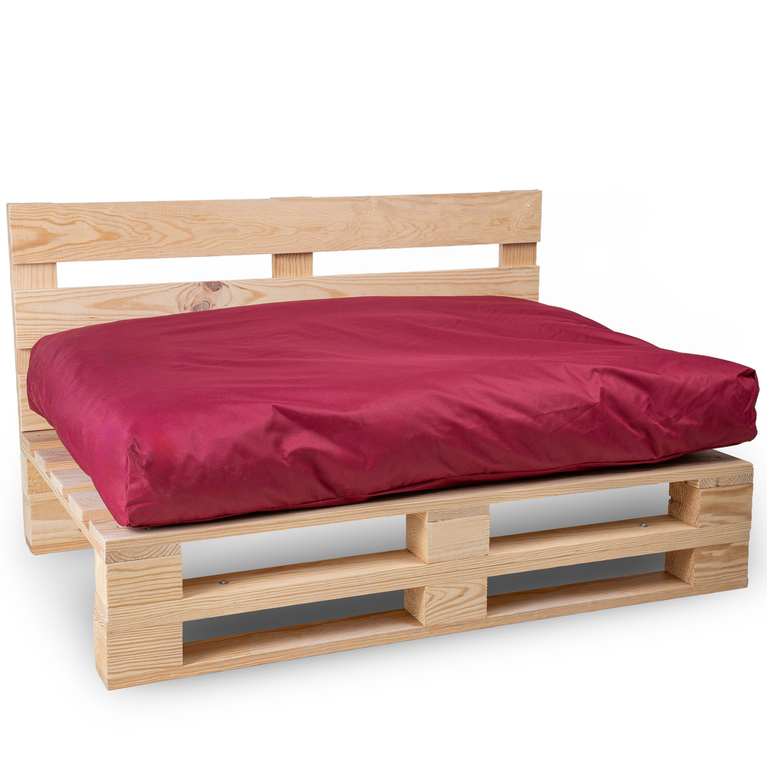 Cojín para palé desenfundable e impermeable - Asiento 120x80 cm