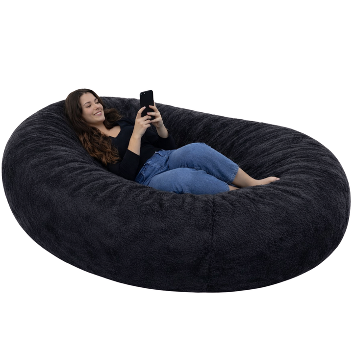 Puf Gigante Largo desenfundable - Piel - 160 cm