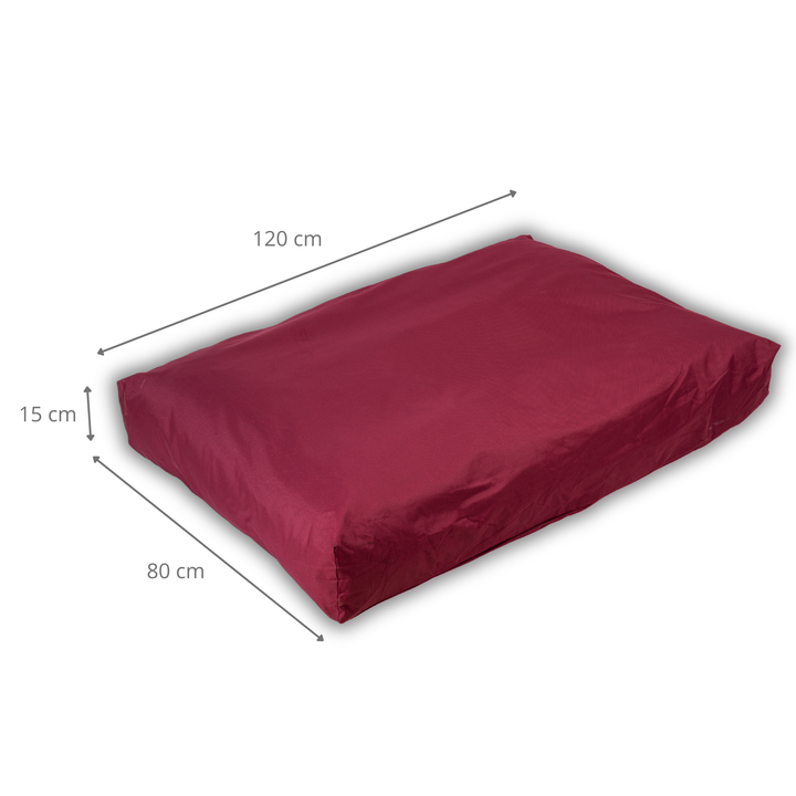 Cojín para palé desenfundable e impermeable - Asiento 120x80 cm