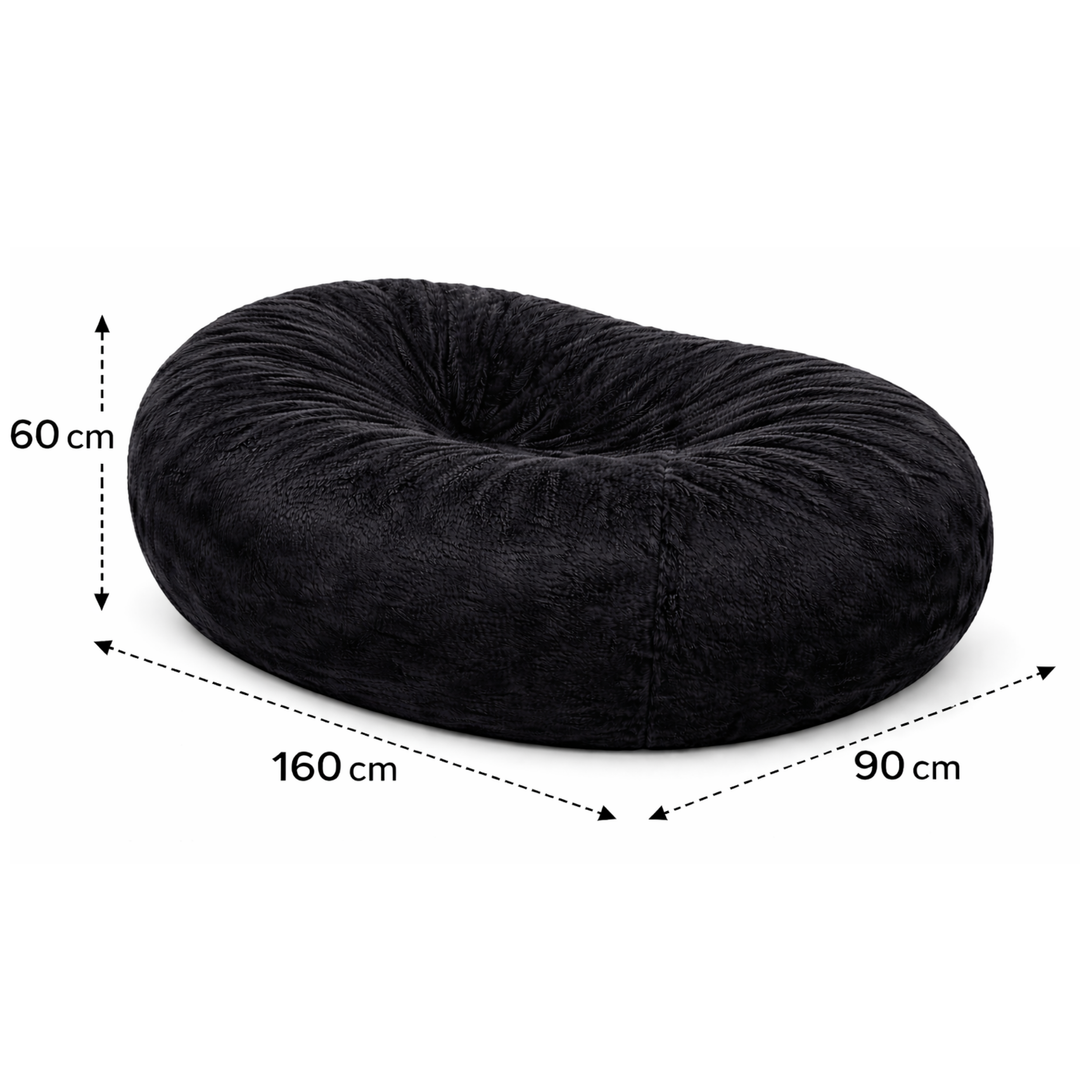 Puf Gigante Largo desenfundable - Piel - 160 cm