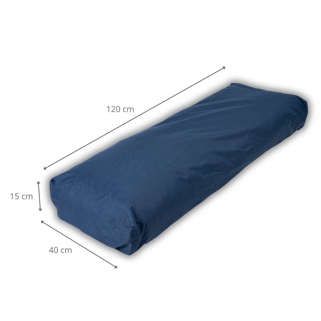 Cojín para palé desenfundable impermeable - Respaldo 120x40 cm