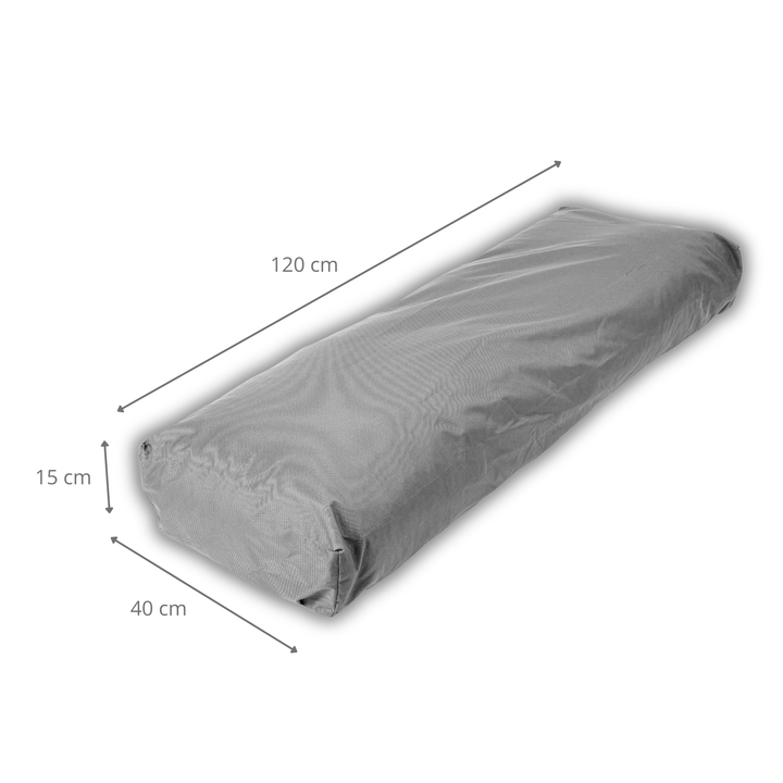 Cojín para palé desenfundable impermeable - Respaldo 120x40 cm