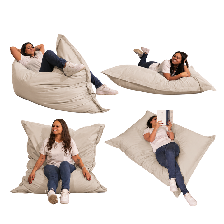 Funda de Puf Exterior Impermeable Anti-UV - 140x180 cm