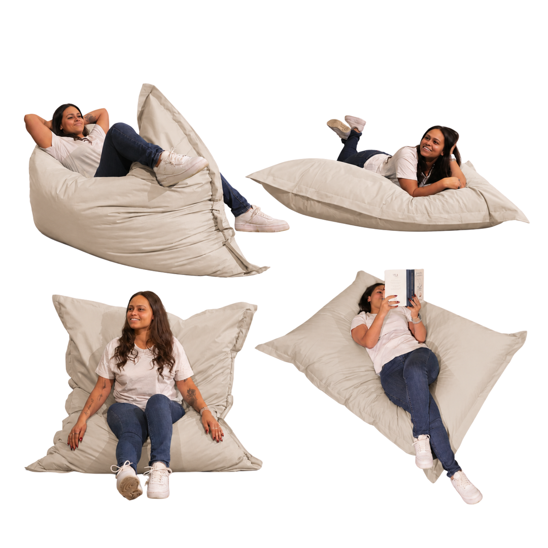 Puf para Exterior Impermeable Desenfundable Anti-UV - 140x180 cm