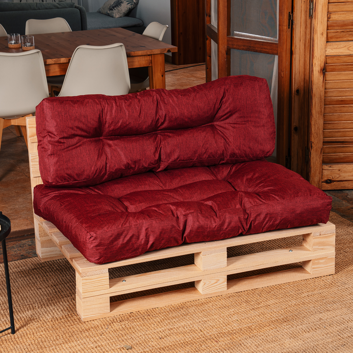 Juego de cojines para palé (asiento/respaldo)