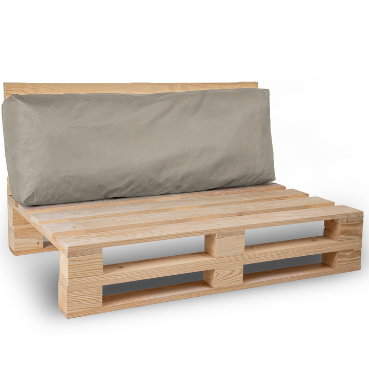 Cojín para palé desenfundable impermeable - Respaldo 120x40 cm