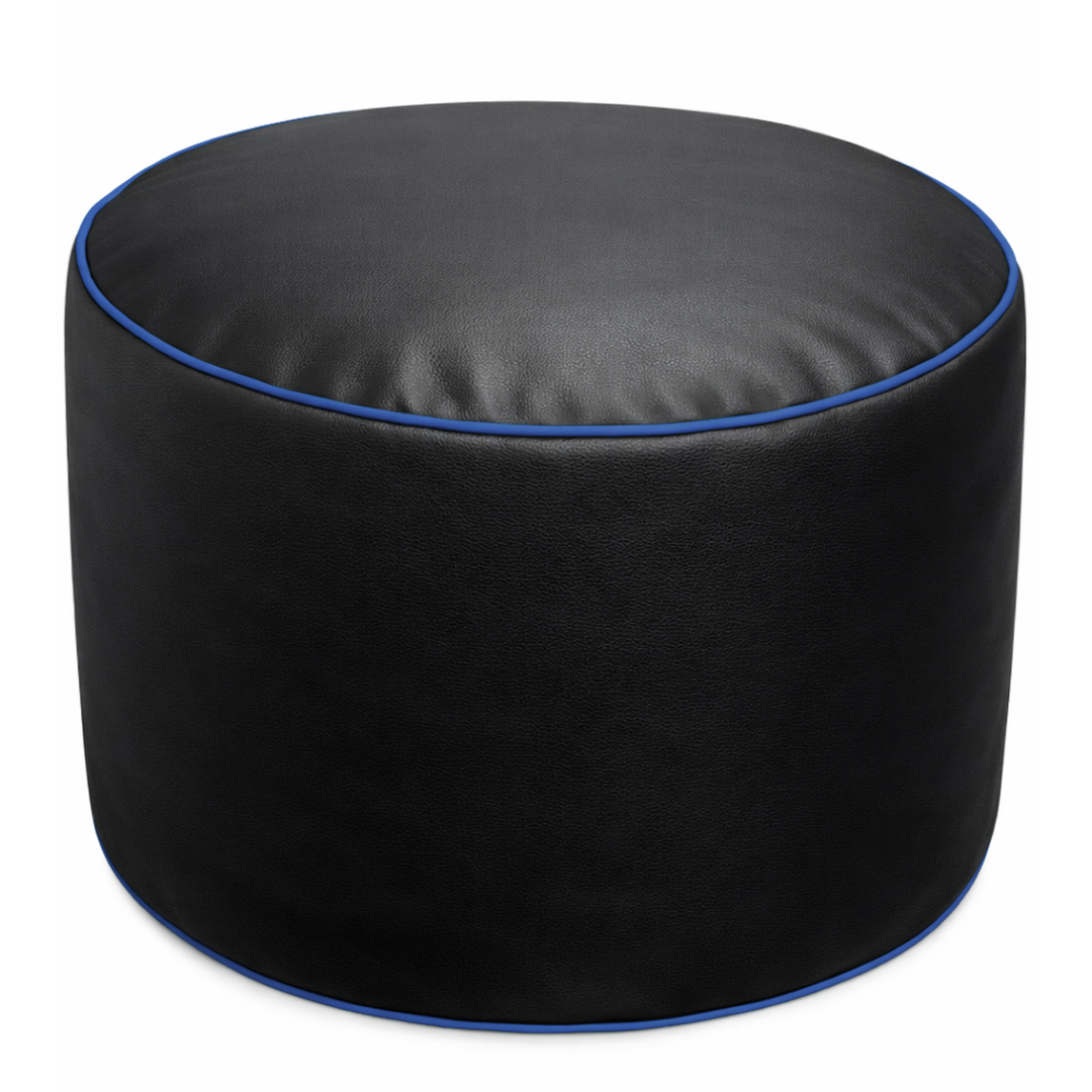 Puf gaming de piel sintética - 100x110 cm + Reposapiés