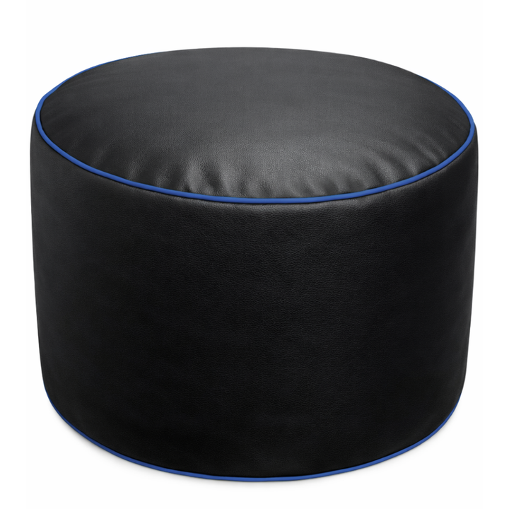 Puf gaming de piel sintética - 100x110 cm + Reposapiés