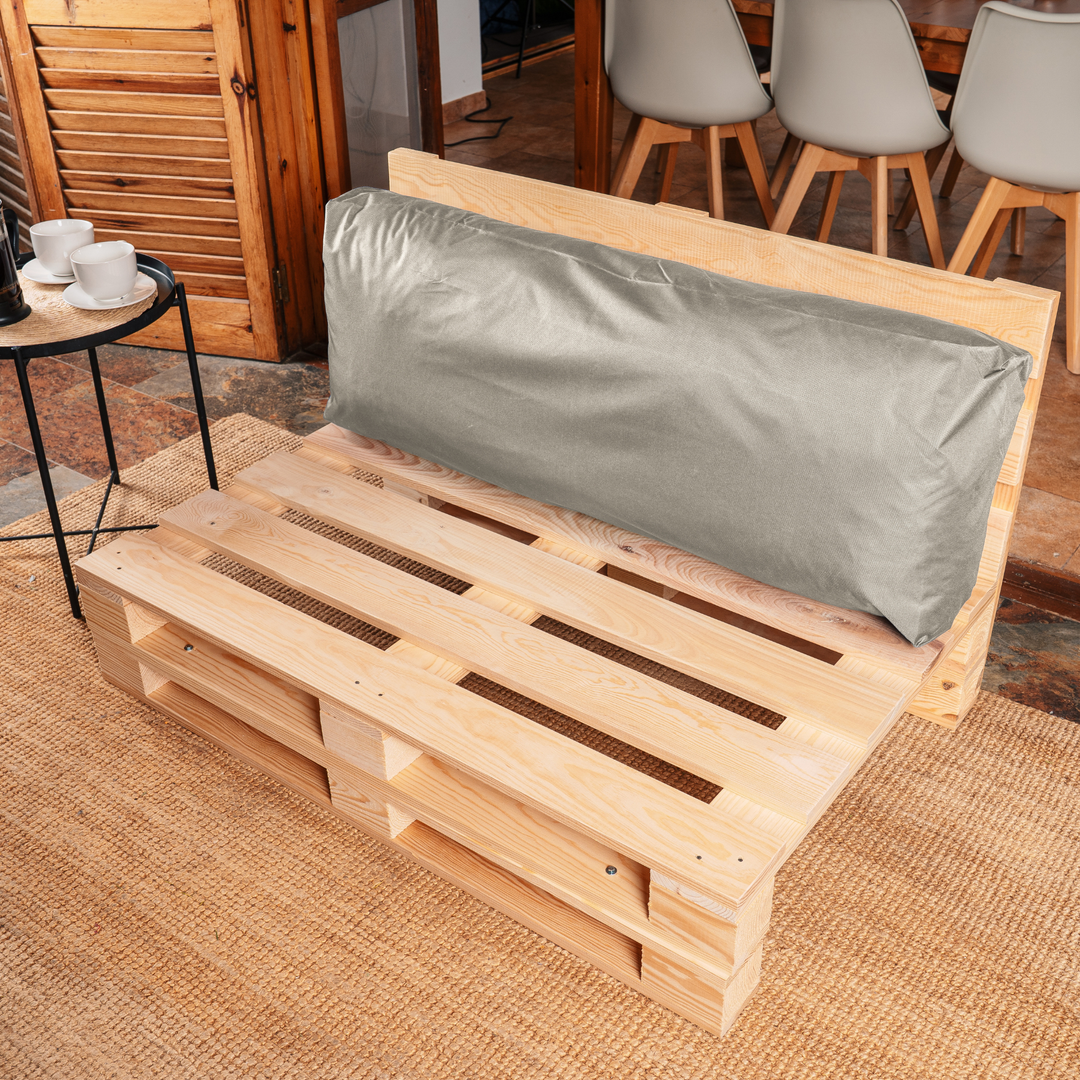 Cojín para palé desenfundable impermeable - Respaldo 120x40 cm