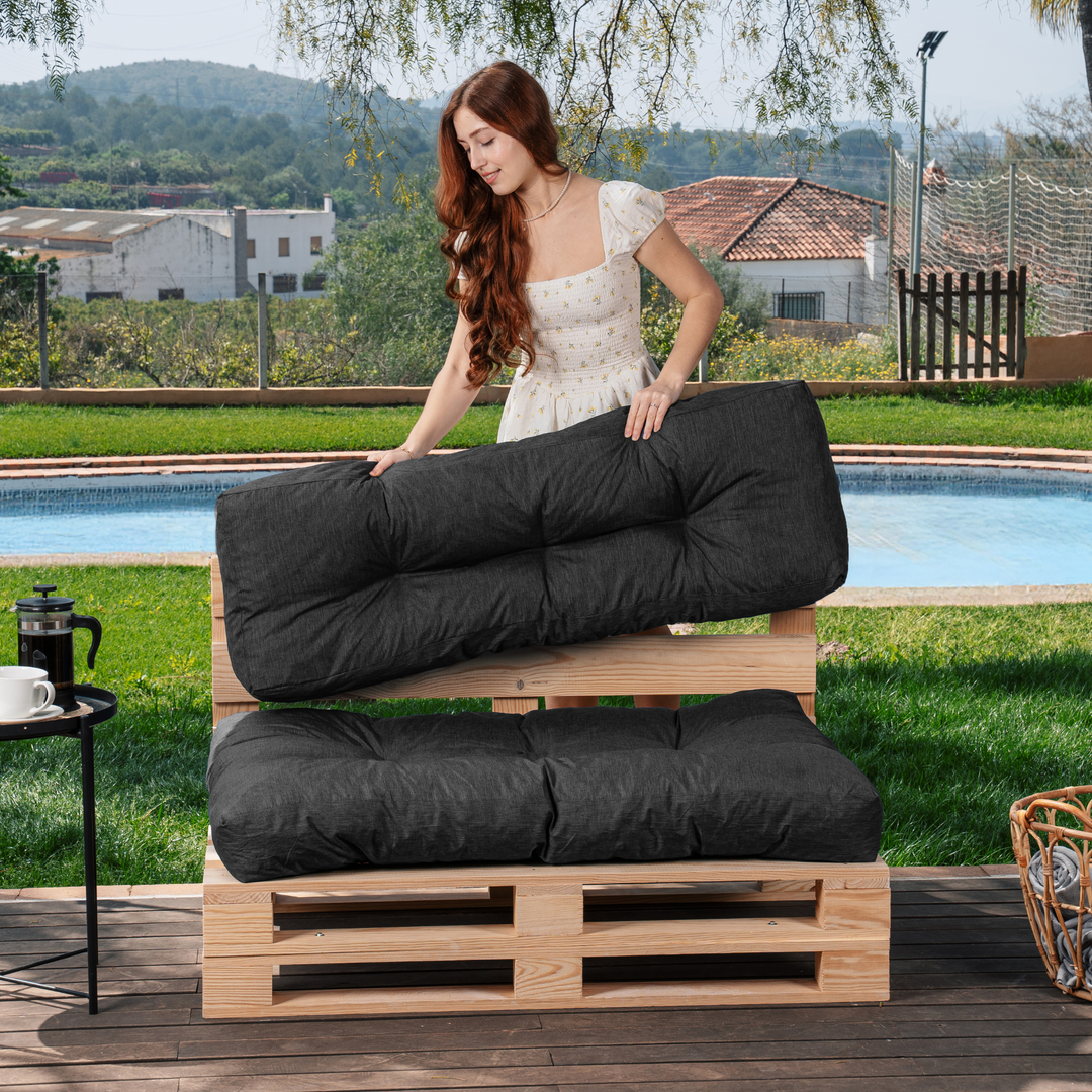 Juego de cojines para palé (asiento/respaldo)