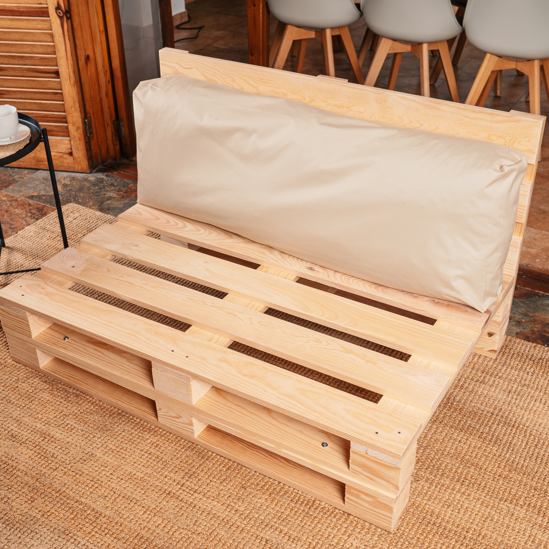 Cojín para palé desenfundable impermeable - Respaldo 120x40 cm