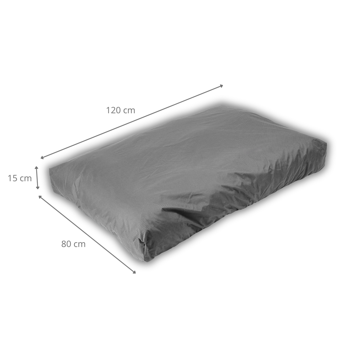 Cojín para palé desenfundable e impermeable - Asiento 120x80 cm