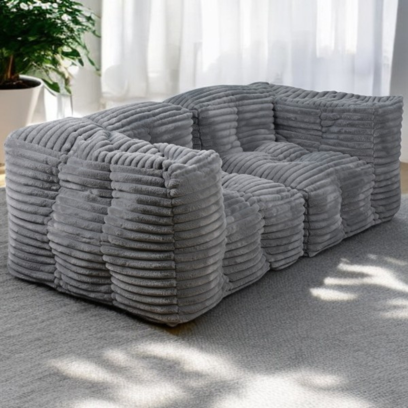 Sofá Modular de Pana - 90x180 cm