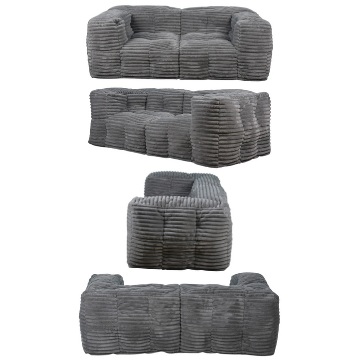 Sofá Modular de Pana - 90x180 cm
