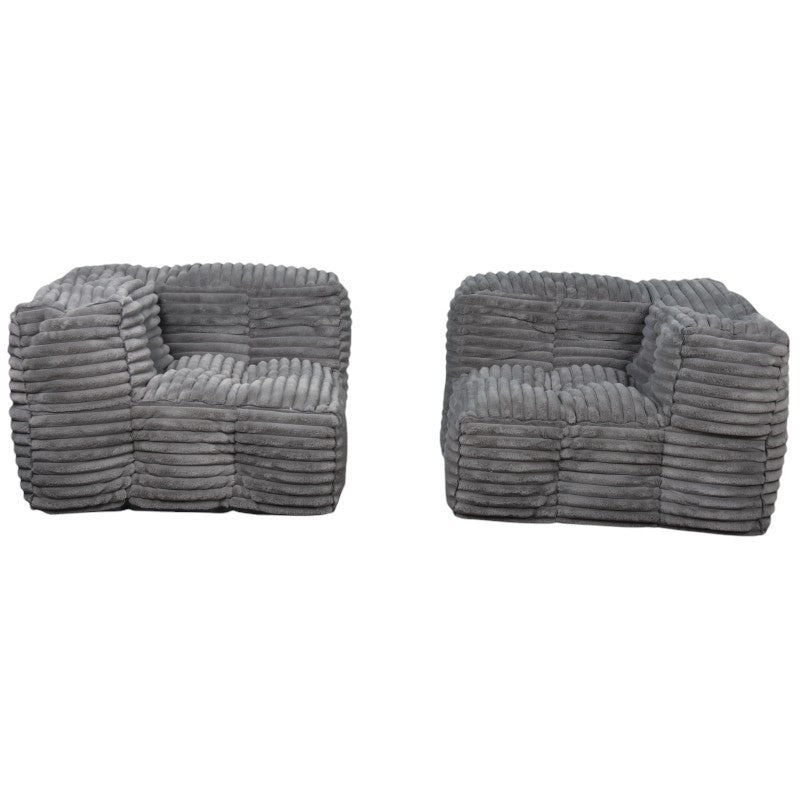 Sofá Modular de Pana - 90x180 cm