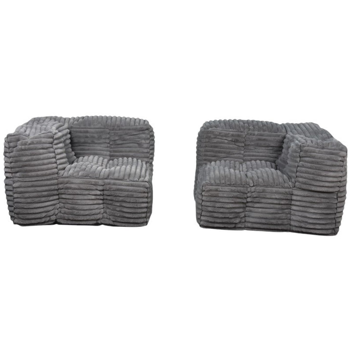 Sofá Modular de Pana - 90x180 cm