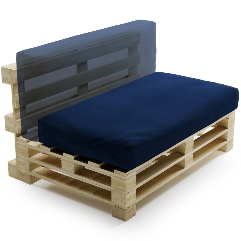 Cojín para Palé Impermeable Desenfundable - 120x60 Cm