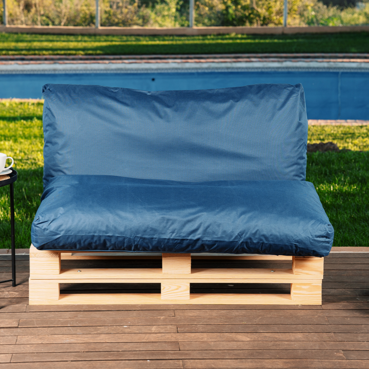 Cojín para Palé Impermeable Desenfundable - 120x60 Cm