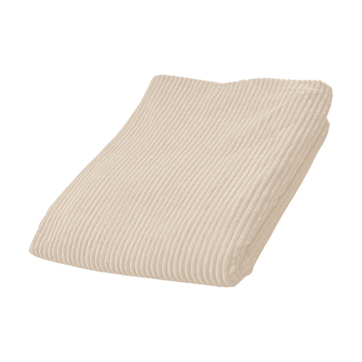 Funda de Puf de Terciopelo Acanalado - 140x180 Cm