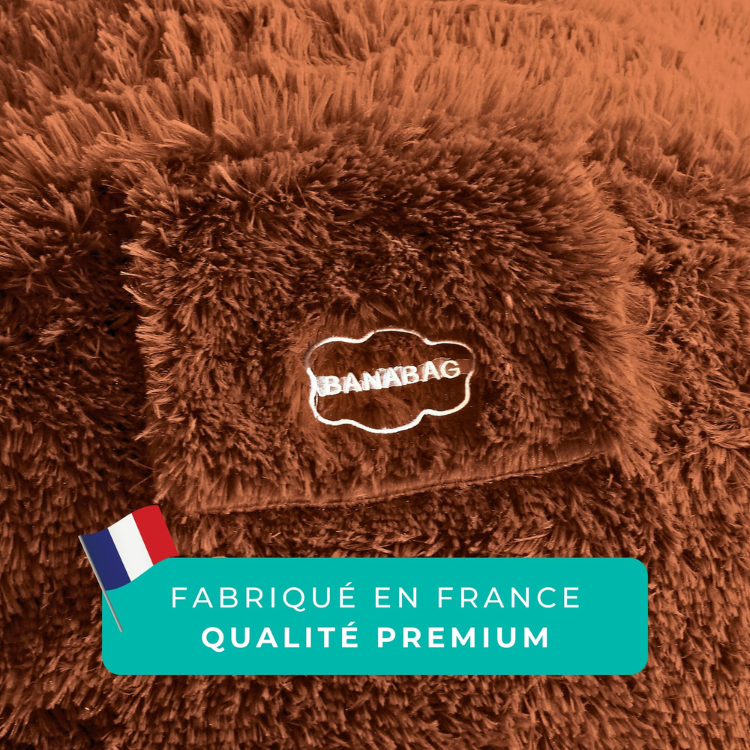 Funda Solo Puf Gigante Pelo - 160 Cm - Banabag