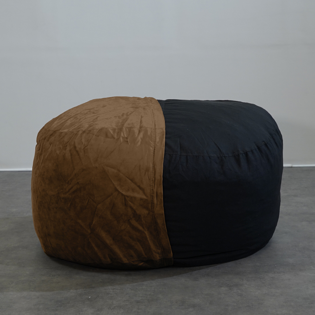 Solo Funda Puf Gigante Microgamuza - 120 Cm - Banabag
