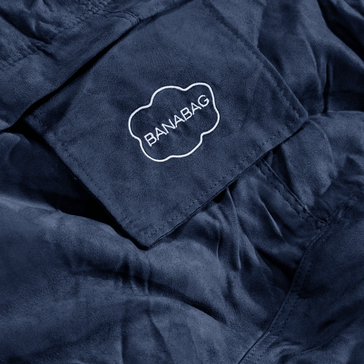 Funda sola para puf gigante de microgamuza - 180 cm - Banabag