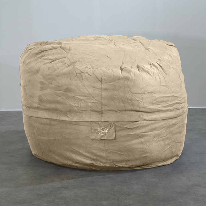 Funda sola para puf gigante de microgamuza - 180 cm - Banabag