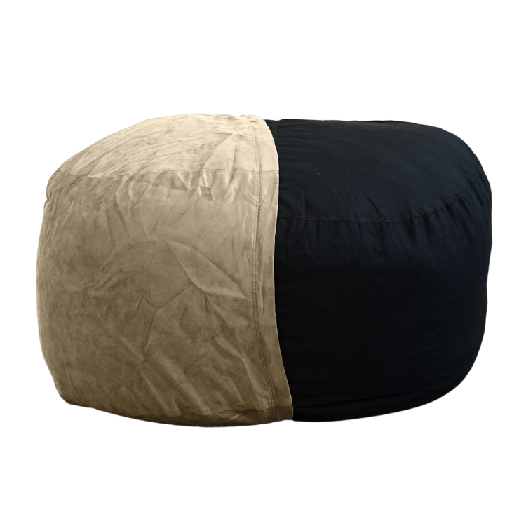 Funda sola puf gigante de microgamuza - 200 cm - Banabag